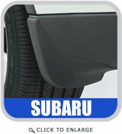 Subaru tribeca rear mud flaps splash guard set