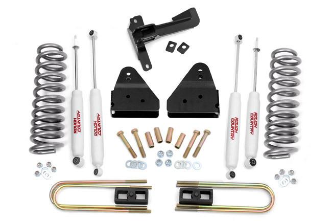 Rough country 3" suspension lift coil kit ford f250 f350 superduty 11-12 6.7l