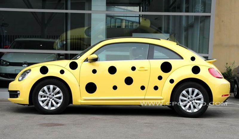 Car truck decal vinyl graphics beetle spots dots volkswagen vw #680