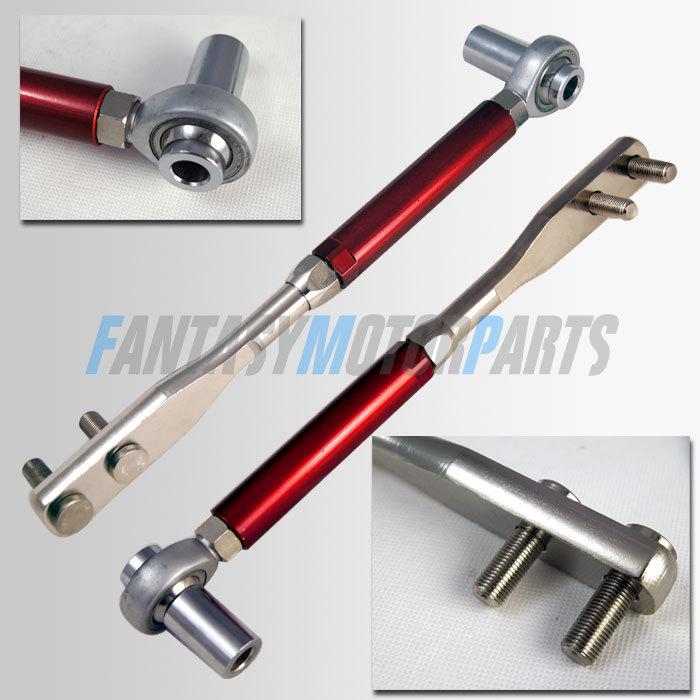 Skyling r32 240sx jdm 200sx 300zx red high angle front pillow tension rods rod