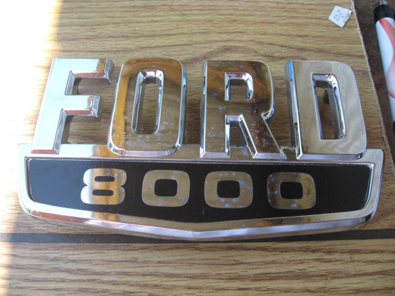  ford ornament 8000 truck emblem e3hz80020a74e d0hb80020a68a e3ht80020a74 nib