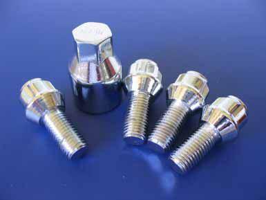 Lug bolts lock nuts conical bolt 12x1.50 vw 23mm shank