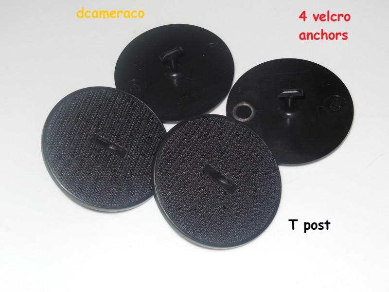 4 bmw oem factory all weather floor mat clip "t post" anchor velcro hook plates 