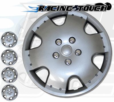 4pcs set 16" inches metallic silver hubcaps wheel cover rim skin hub cap #720