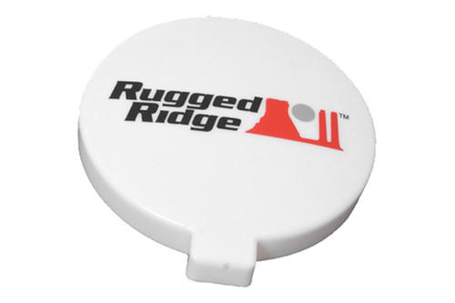 Rugged ridge 15210.54 - off road white halogen light cover for 6" round light