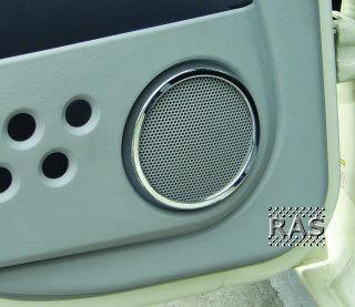 2006-10 chrysler pt cruiser chrome door speaker covers 4pc set