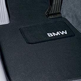 Bmw black carpet floor mats w/pad f10 5 series sedans 535ix 550ix 82112210398