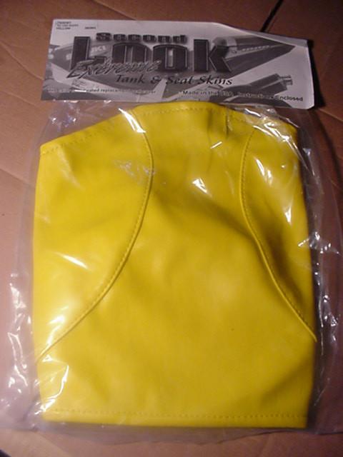 2003 honda cbr 600rr tank bra solid yellow second look motorcycle skins 