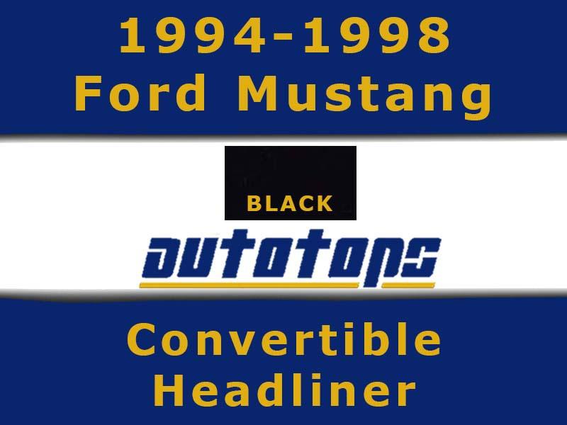 1994-1998 ford mustang convertible top headliner head liner