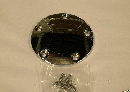 Chrome domed point ignition cover fit harley twin cam88