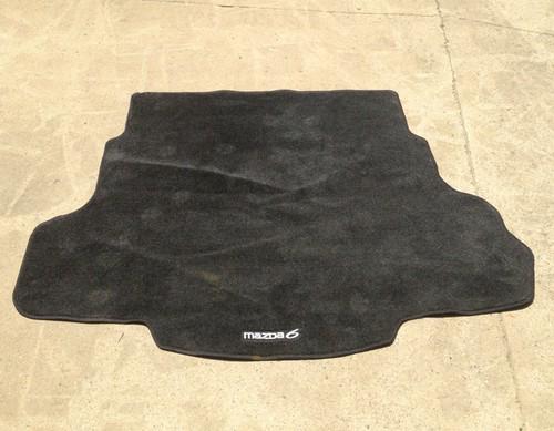 2009-2011 mazda 6 black rear trunk floor mat oem