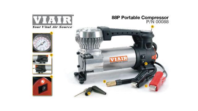 88p portable compressor kit by viair (for up to 33" tires) free shipping 