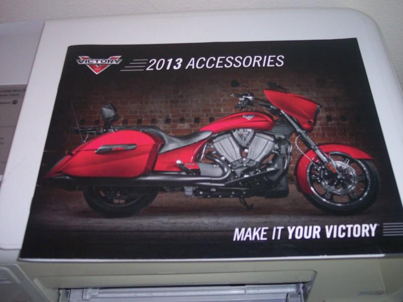 Victory motorcycle 2013  accessories brochure