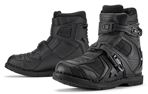 New icon field armor-2 adult leather boots, black, us-12