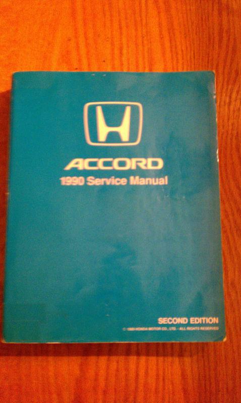1990 honda accord shop service repair manual book engine drivetrain electrical 