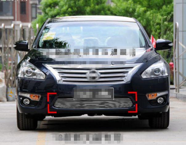 Fit for 2013 nissan new teana front hood billet grille horizontal style