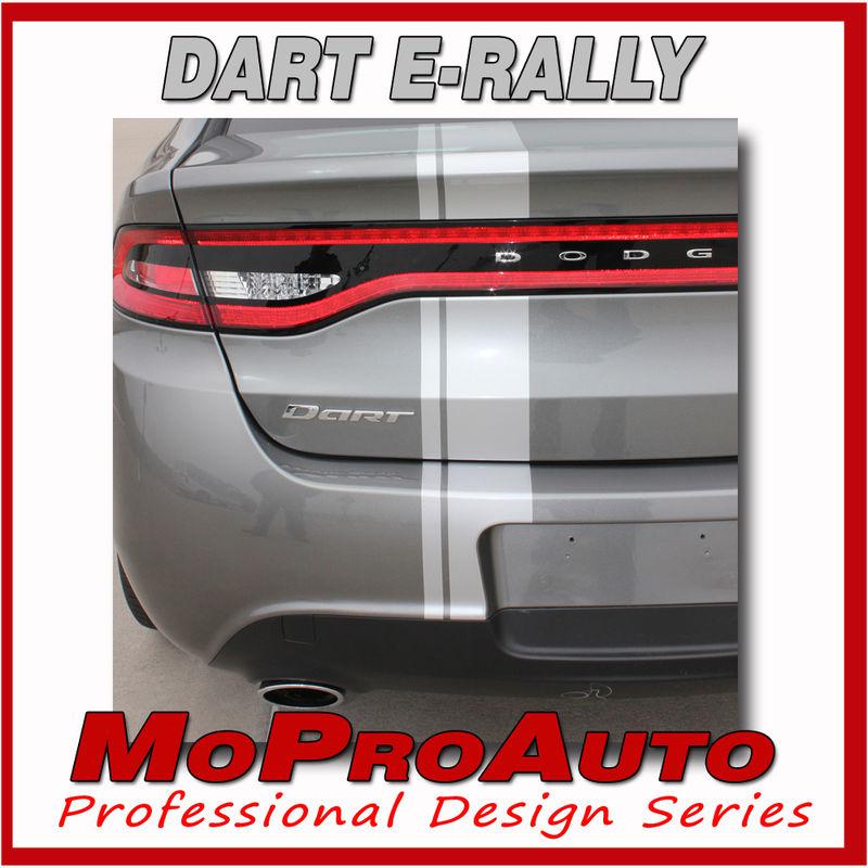 Euro rally racing stripes trunk / for 2013 dodge dart vinyl decals graphics dd2