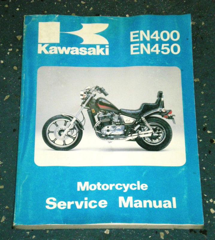1985-90 kawasaki en400 repair manual kawasaki factory repair manual en 450 