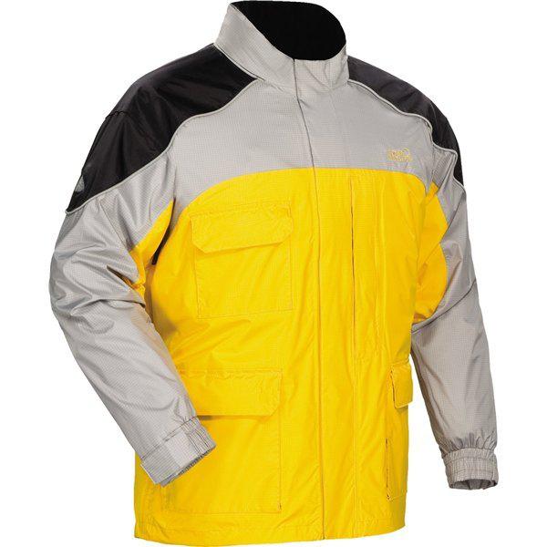 Yellow xl tour master sentinel rain jacket