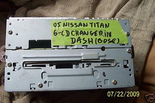 04 - 05 - nissan  - titan-bose 6 disc changer - sat,aux
