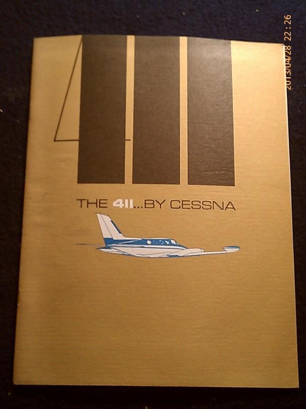 Cessna 411 sales booklet 1965