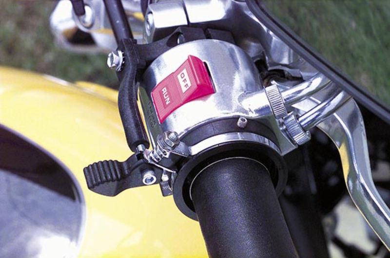 Universal vista cruise control for 7/8" metric motorcycle handlebars 