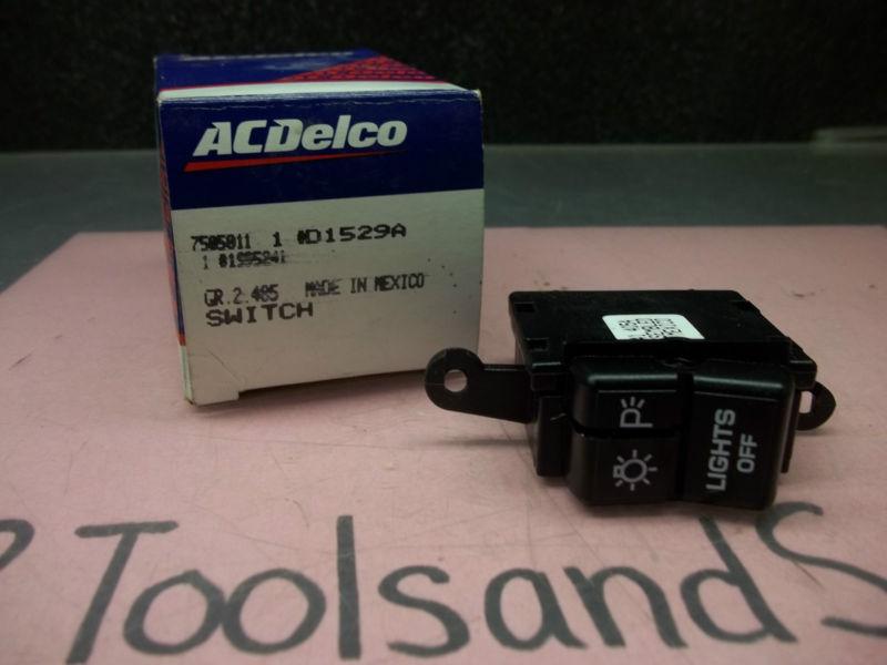 New ac delco d1529a / gm 1995241 headlight switch