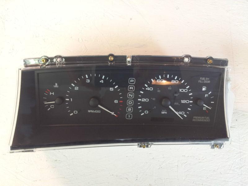 1996 lincoln mark 8 instrument cluster