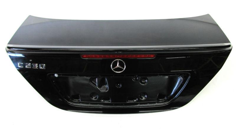 2005-2007 mercedes benz c230 w203 oem rear back trunk lid lip spoiler black