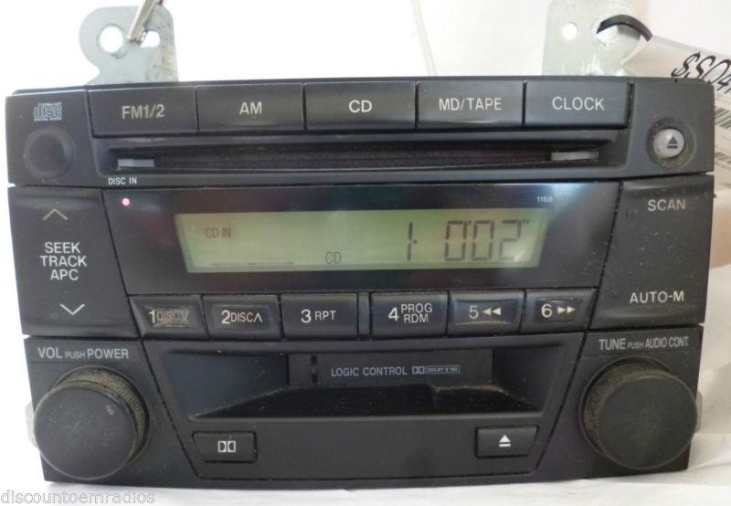 02-03 mazda mpv radio cd cassette player ld50669r0a  b