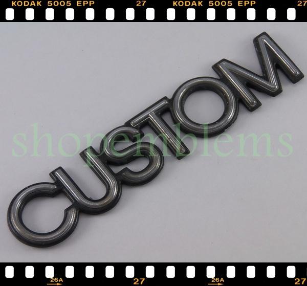 Olds custom cruiser door ornament body badge emblem 91-92 oem nameplate logo v8