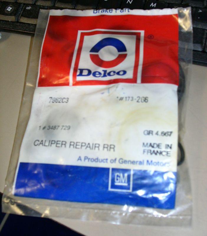 General motors delco brake caliper repair kit 3487729, 173-266, 7962c3, gr4.667