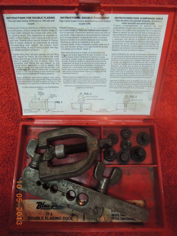 Blue point tf5 double flaring tool kit in a case                            