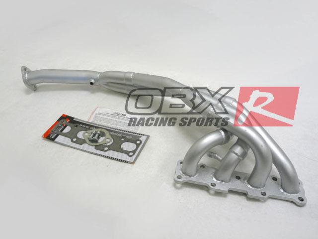 Obx hitemp/silver colour painted exhaust header 94-97 miata mx5 1.8l