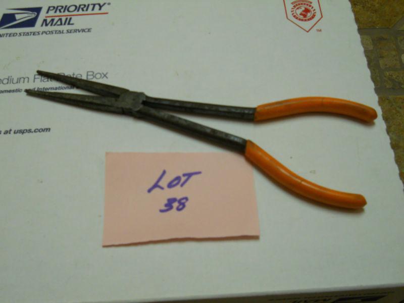 Snap-on tools long reach long nose needle nose pliers 11" 911cp made in usa