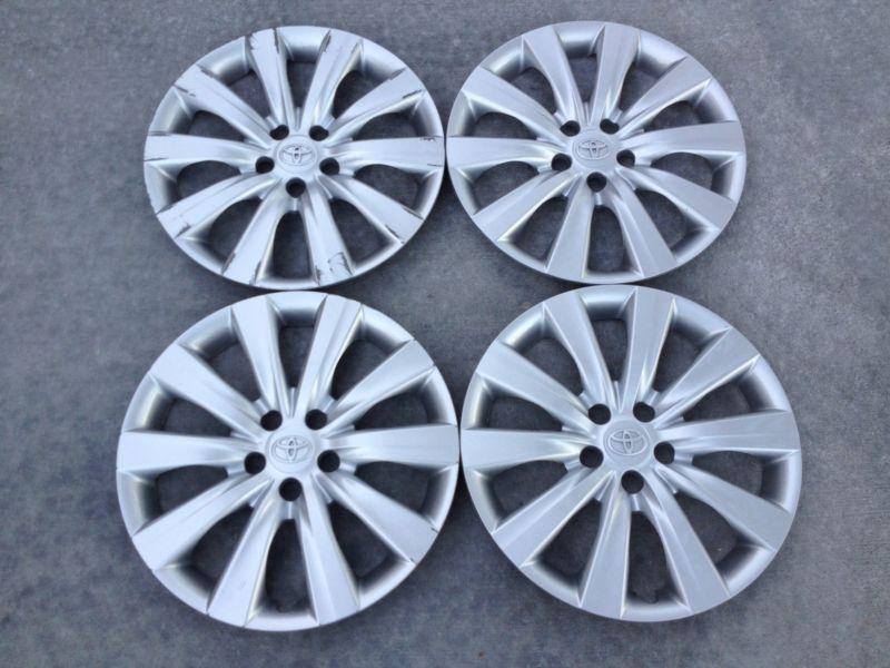Oem factory 11 12 13 toyota corolla 16" hubcaps wheel covers set of four 4 used