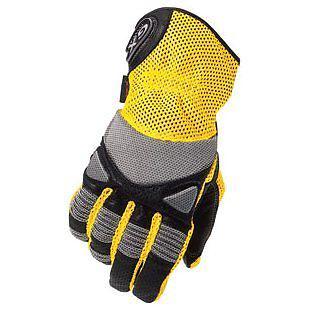 Cortech gx air 1 textile gloves yellow