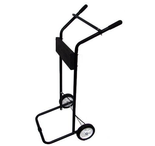 15hp or  85 lb small outboard boat steel trolling motor stand carrier cart dolly