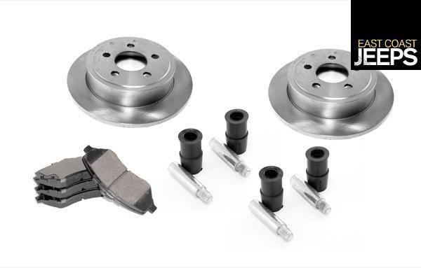16760.04 omix-ada front disc brake kit, 99-02 jeep wj grand cherokees, by