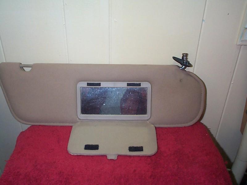 1989-1990 ford bronco ii eddie bauer edition rh passenger side sun visor-tan