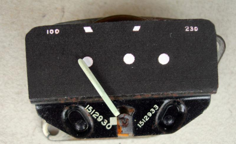 1955 1956 chevy manual temperature gauge item #5