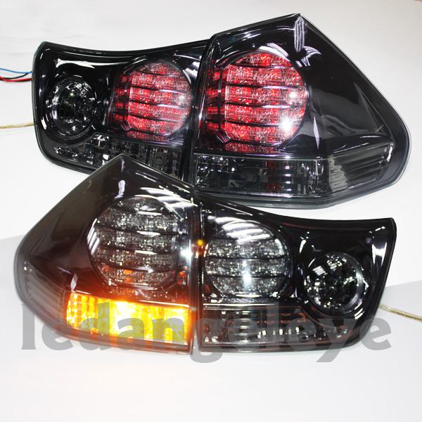 Herrier kluger lexus rx330 rx300 led tail lamp all smoke black color 2003-08year