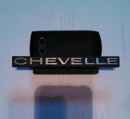 Chevrolet chevelle emblem 