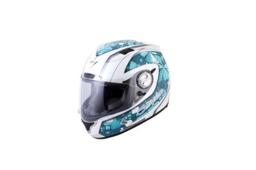 Scorpion exo-1100 tiffany full-face helmet turquoise