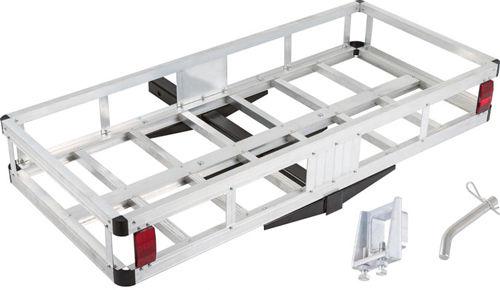 48x20 aluminum cargo carrier luggage basket-hauler-2" trailer hitch (hcca-2249)