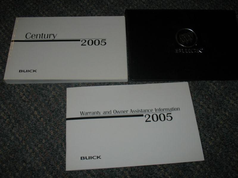 2005 buick century owners manual     nice!!!!