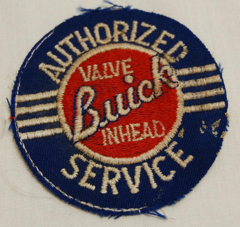 Vintage 50's sew on buick mechanics service "valve in head" jacket patch