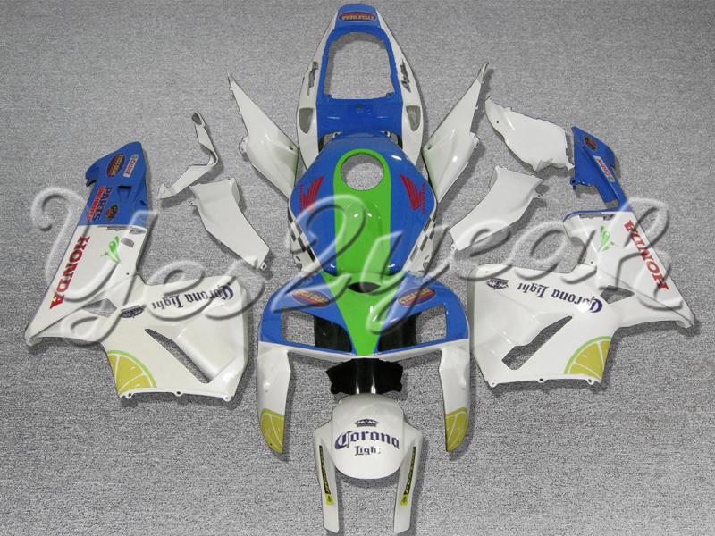 Injection molded fit 2005 2006 cbr600rr 05 06 green blue white fairing zn819