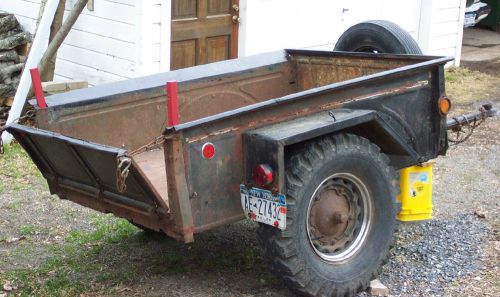 1940 vintage ford  pickup truck bed or utility trailer or rat rod truck bed