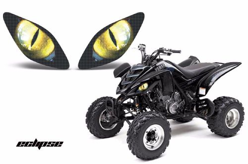 Amr racing headlight graphic decals cover yamaha raptor 660 parts 01-05 eclipse